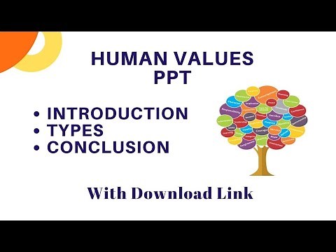 Human Values PPT: Introduction, Types, Conclusion #ppt #hinditutorials #humanvalues
