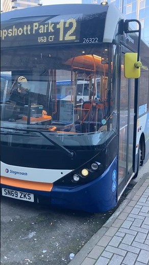 Here is the Stagecoach bus 26322 on the number 12 in Ba with the Go Greener Livery