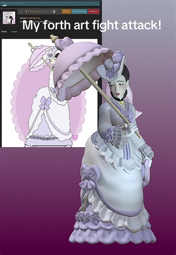 Vampire Art Fight Attack: Creative Figurine Showcase