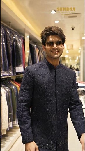 Midnight Blue Jodhpuri for Refined Evening Elegance 💙