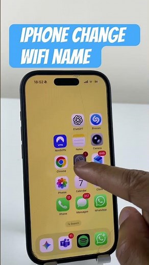 iPhone change wifi name - Best Way ❤️