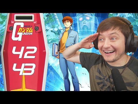 Teeaboo Reacts - Mobile Suit Gundam Episodes 42 + 43 - Going Out With A BANG