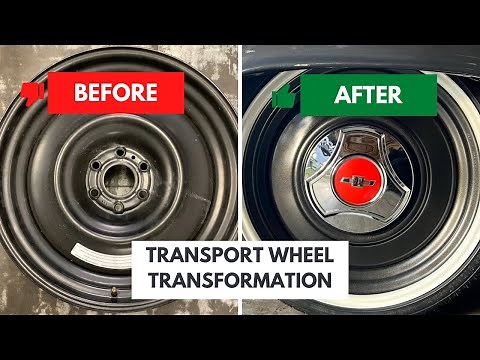 TRANSPORT WHEEL TRANSFORMATION | DIY Guide to boring, painting, and installing cap clips.