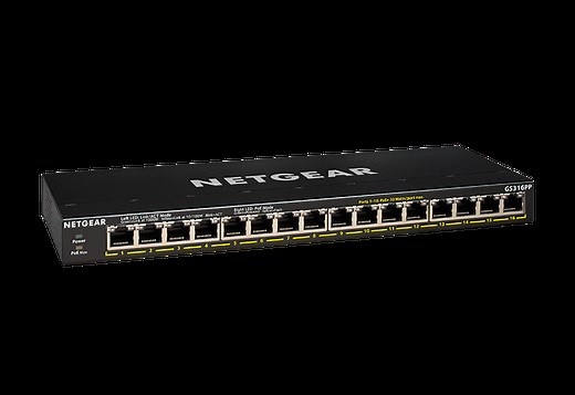 16-Port Gigabit Ethernet Unmanaged PoE  Essentials Switch (183W)