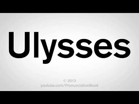 How to Pronounce Ulysses