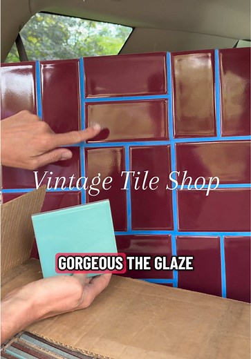 1950s Romany Tiles: Unused Vintage Wall Tiles Collection