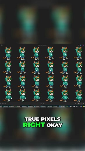 AI Creates Perfect Game Sprites Instantly - You Won't Believe It! #shorts