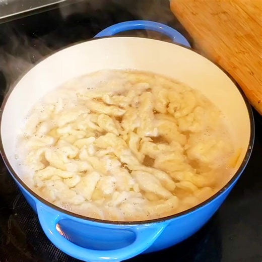 Hungarian Dumplings Nokedli #hungarian #sauerkraut #soup #pork #magyar | Annamaria's Kitchen