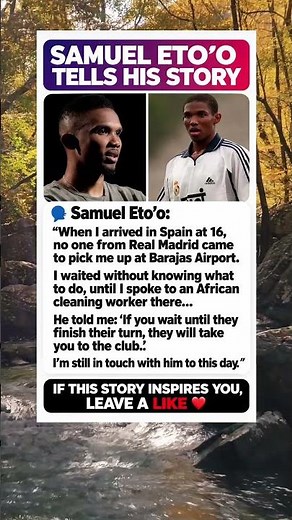 No one came for him… Samuel Eto’o’s real story 😳