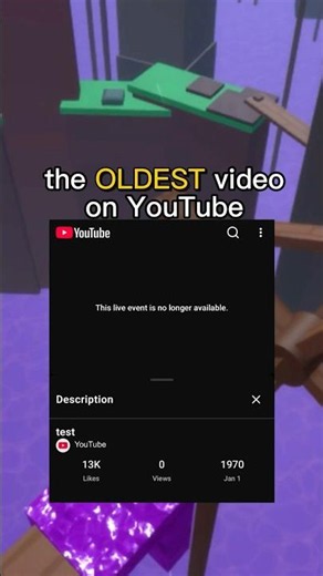 How Is This Video Older Than YouTube?! #shorts #roblox #robloxrant
