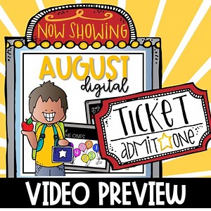 Video Preview of AUGUST Daily Digital Math for Kindergarten