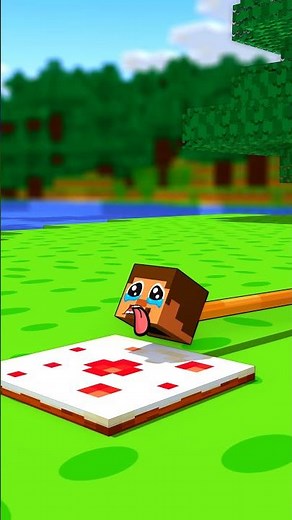 Alex wants to lose weight, but Steve feeds her!?!? | Minecraft Animation #shorts
