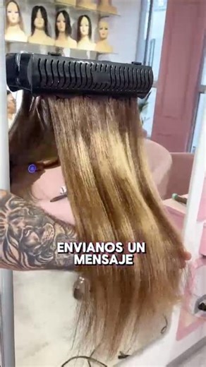 Cambio de color en las extensiones de cabello natural
