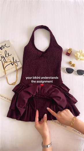 Snatched in all the right places ♥️ The Sabrina Swim Dress ✨ | bikinis