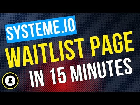 How To Make A Waitlist Page In Minutes