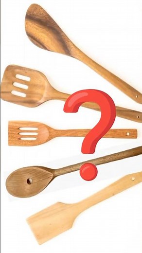 Why is there a hole in the spoon? #KitchenHack #CookingTip #WoodenSpoon