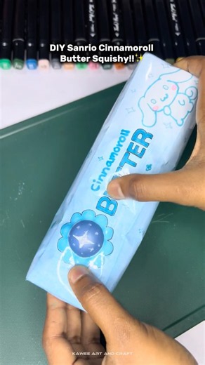 DIY Sanrio Cinnamoroll Butter Squishy!! ✨| Paper Squishy Tutorial #diy #squishy #craft