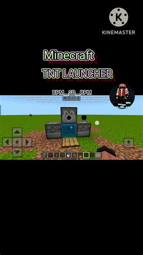 MINECRAFT TNT LAUNCHER@BPM__SD__BPM #minecraft #
