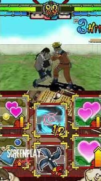 Naruto Ninja Destiny: Naruto vs Neji Epic Battle Gameplay (DS)