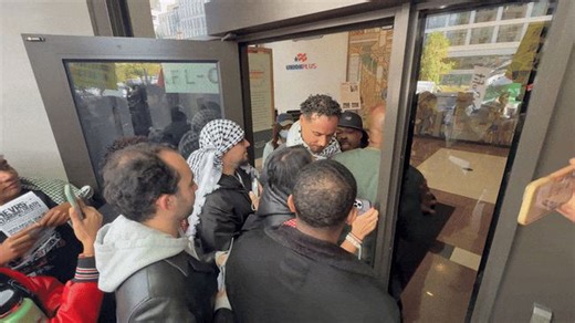 Pro-Palestine Protesters Storm Labor Union Building in DC