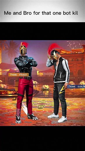 Me And Bro For That One Bot Kill #shorts #shorts #freefire #viral