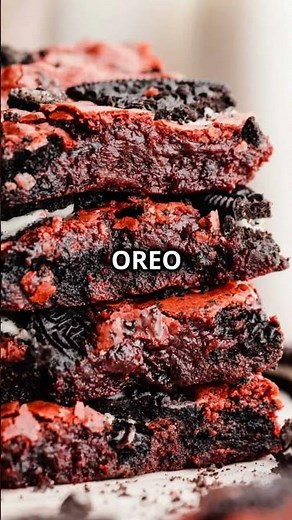 OREO Red Velvet Brownies Recipe!