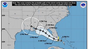 Tropical Storm Watch issued for parts of Panhandle as Tropical Depression 19 approaches Gulf of Mexico
