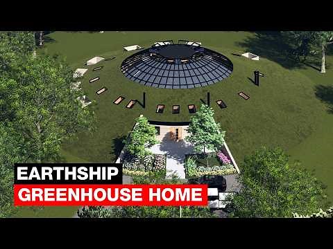 I Designed an Earthship Greenhouse Home with an Indoor Pool