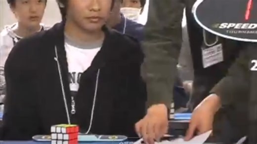 Yumu Tabuchi (田渕雄夢) 三单魔方 12.33单次日本纪录 11.58单次亚洲纪录, 15.56平均纪录