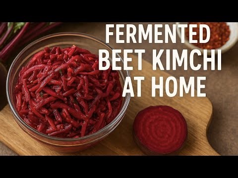 BEET KIMCHI: The Gut-Healthy Korean Side You NEED!