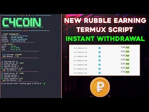 Nuyul New Crypto Script Earning Auto Claim Via Termux 2025 - Auto Watch Videos Bypass Captcha💯