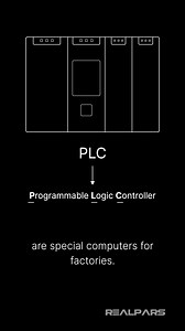 This video explains how PLCs (Programmable Logic Controllers) work in factories. You'll see how they handle inputs like sensor data, make decisions, and control outputs like fans. Learn why #PLCs are faster and more flexible than traditional relays, and how they improve factory automation and productivity. | RealPars
