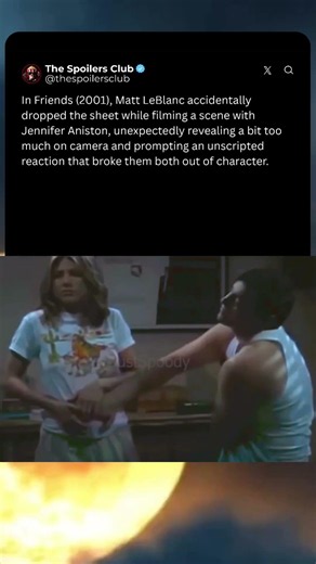 This Sheet Slip Made Jennifer Aniston Break Character #friends #mattleblanc #shorts
