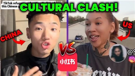 American and Chinese cultures clash through RedNote trends