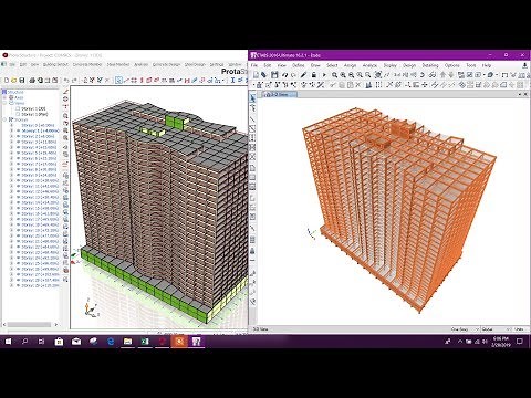 EXPORT MODEL FROM PROTA STRUCTURE TO ETABS