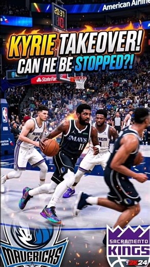 NBA 2K gameplay, Dallas Mavericks vs Sacramento Kings #shorts #nba2k