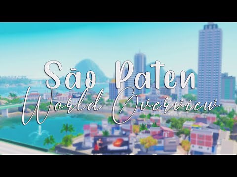 SAO PATEN (STUNNING!!😍)//THE SIMS 3 WORLD OVERVIEW