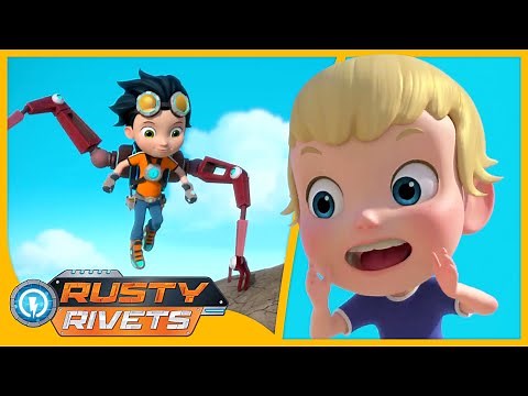 Rusty’s Brave Cave Save 🐜 | Rusty Rivets Full Episodes + More Cartoons for Kids