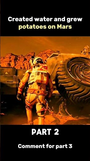 Created water and grew potatoes on Mars | The Martian (Part 2) movie explained #viral #shorts