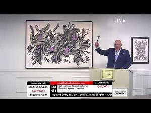 Record Setting Hammer Price for Artist KeF! on The Fine Art Auction