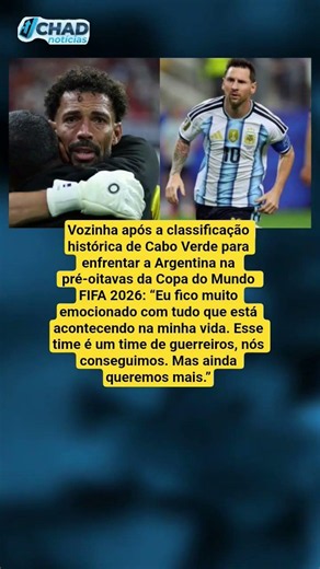 Vozinha se emociona após classificação histórica de Cabo Verde