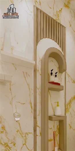 Toilet Interior Design | Modern Architectural Visualization | #revit #interior #Design