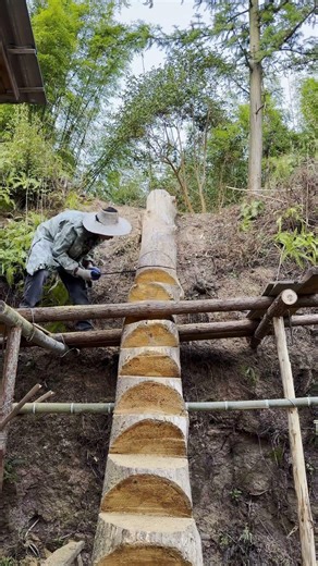 Even Beginners Can Do It! Ultra-Detailed Steps to Make a Ladder from Thick Logs