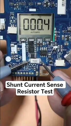 Test Current Sense Resistor Like a PRO - Electronics Components #electronics #repair #shorts