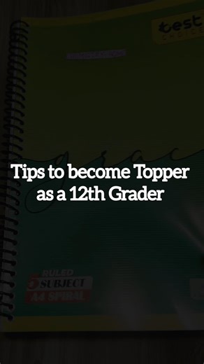 “How to Become a Topper (Real Student Tips)" Topper Tips 12th grader 📚💭 #study #students #fyp