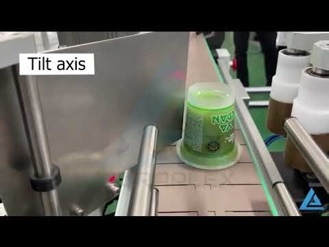 Adjustable Axis 2 in 1 Wrap Around Side Labelling Machine