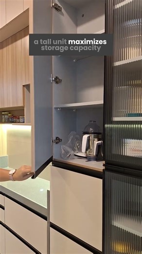 This Tall Unit Kitchen Cabinet Stores EVERYTHING! 🍳 | Modular Kitchen Storage India
