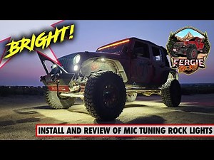 DIY Rock Light Install on Jeep Wrangler | Mic Tuning Kit