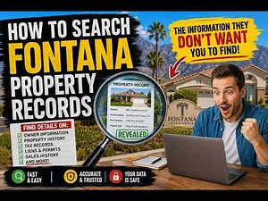 How to search Fontana property records