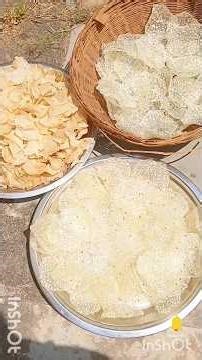 💯BATATA CHIPS UNHALI VALVAN RECIPE #kalpanaskhanarasoi #recipe #marathifood #chips#snaks#shorts